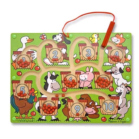 Melissa & Doug Magnetic Wand Number Maze, 12in x 9in 2280